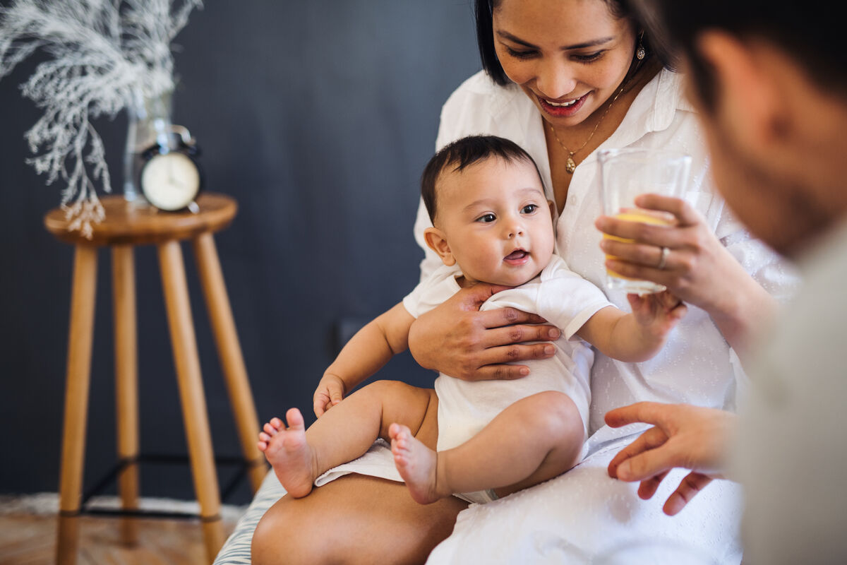 Happy couple outdoors feeling confident about their future